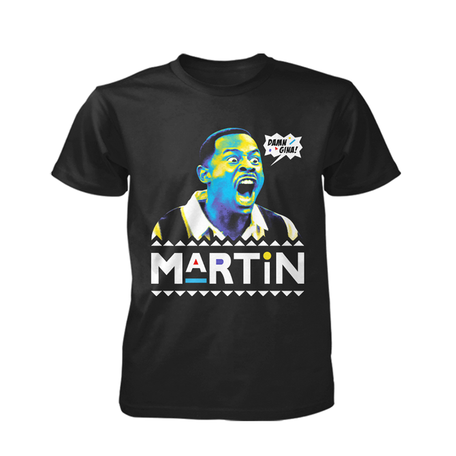 Damn Gina Black Tee