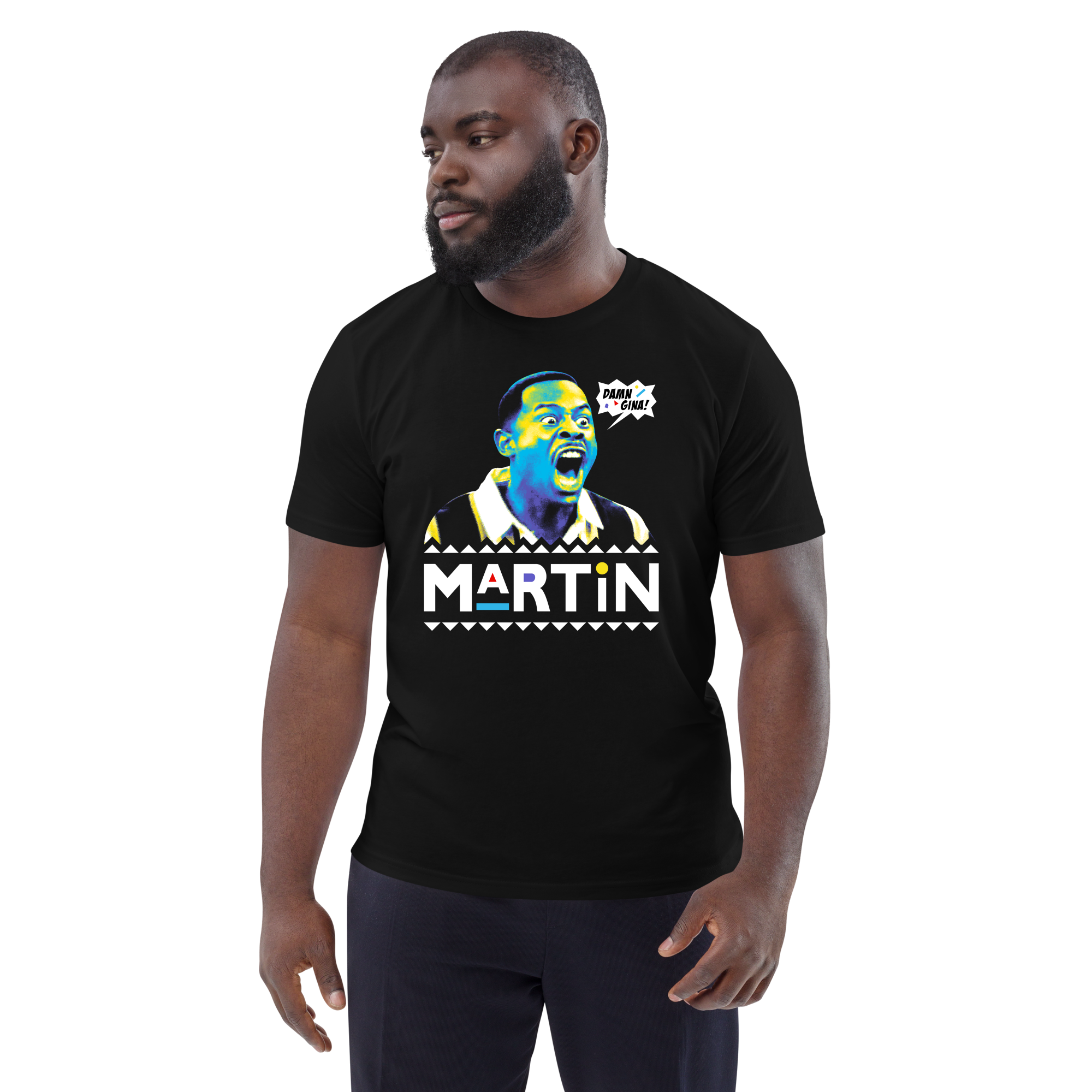Damn Gina Black Tee