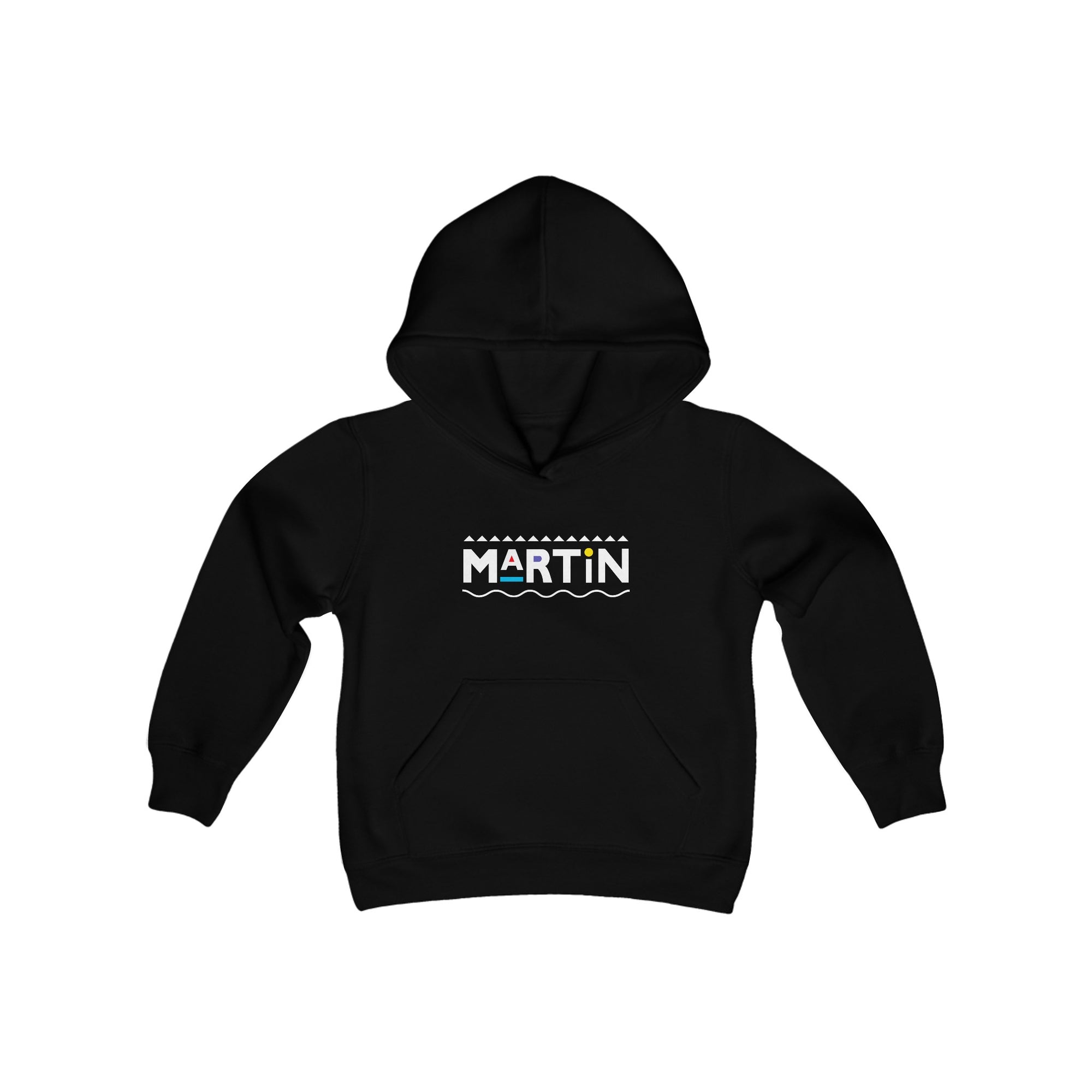 Martin Logo Youth Hoodie Black