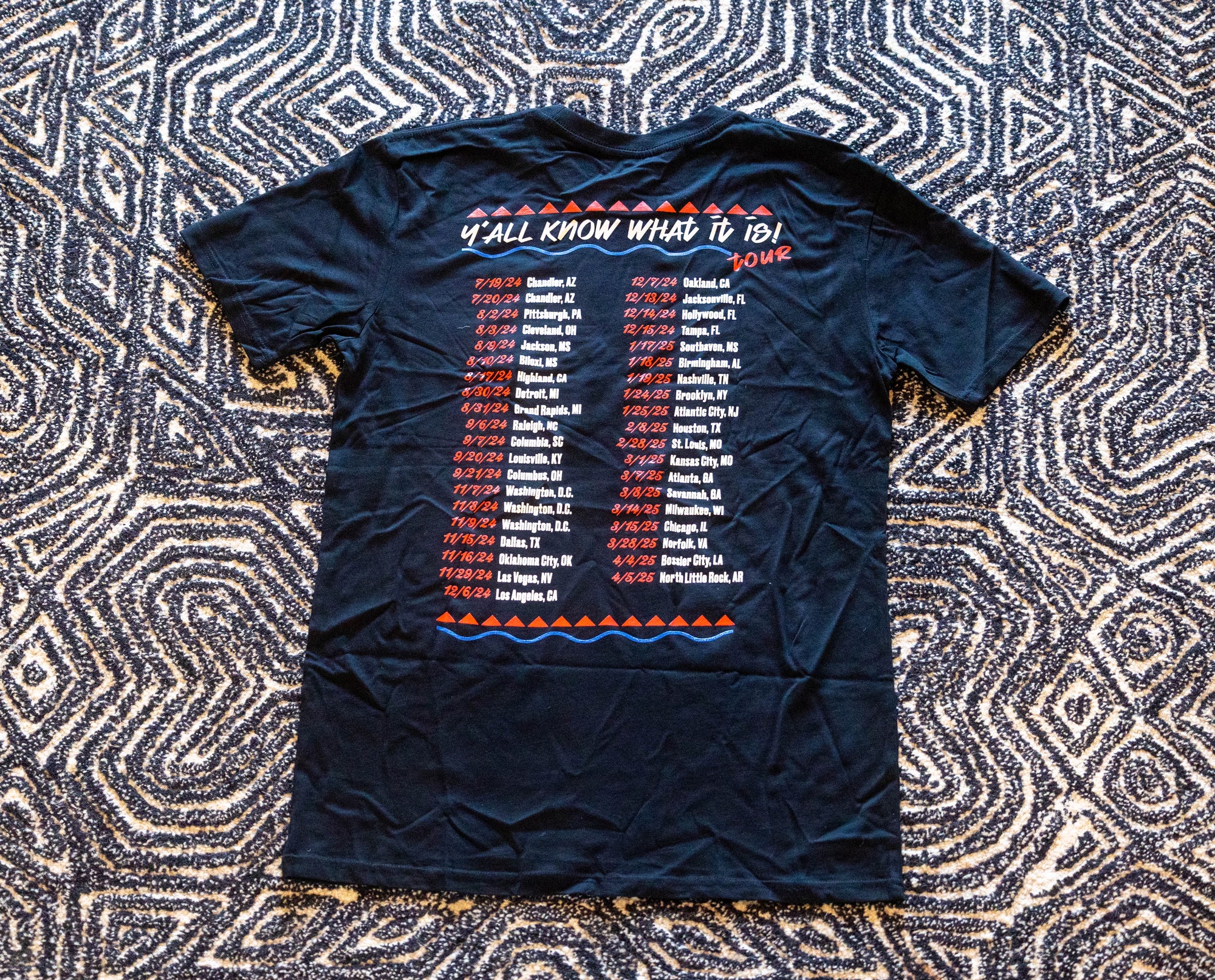 Y'all Know What it is! Tour Tee Black