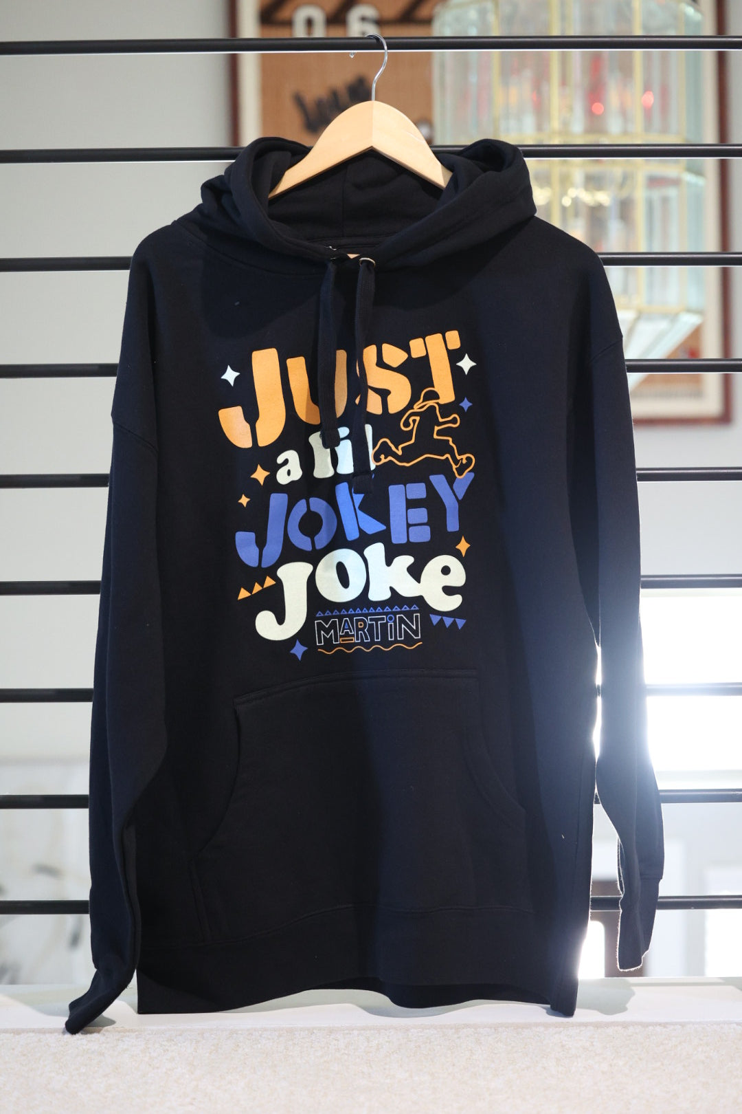 Just a lil Jokey Joke Black Hoodie