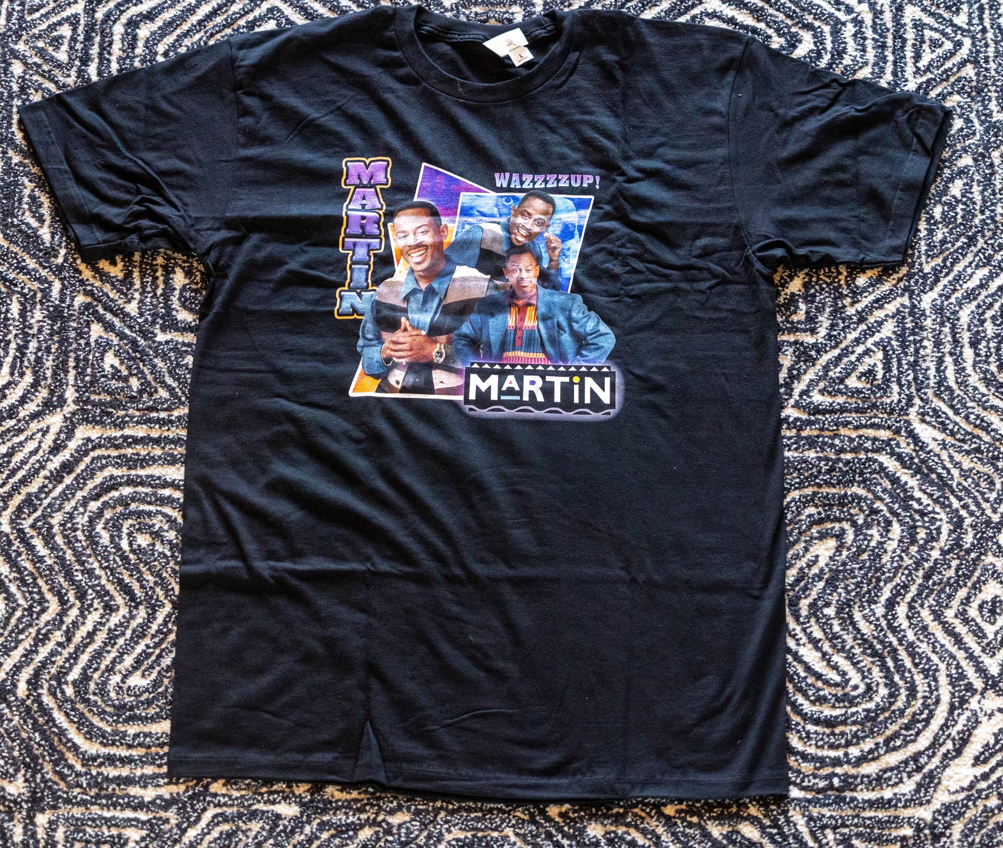 Graphic Colab Black Tee