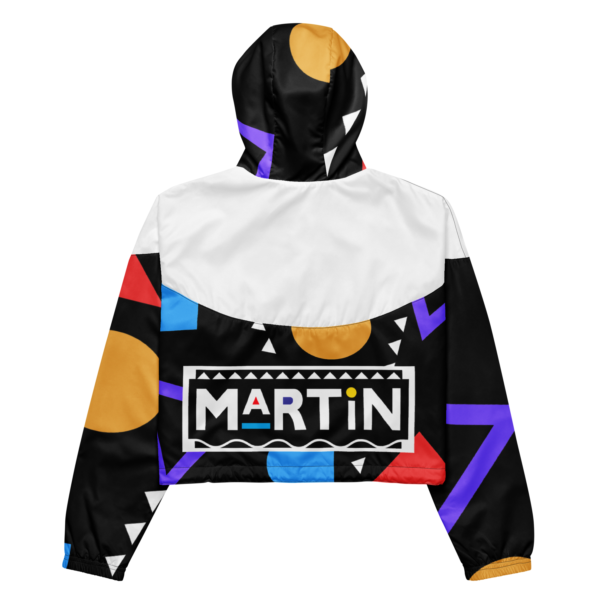 Martin Pattern Women’s Cropped Windbreaker – The Martin Lawrence Shop