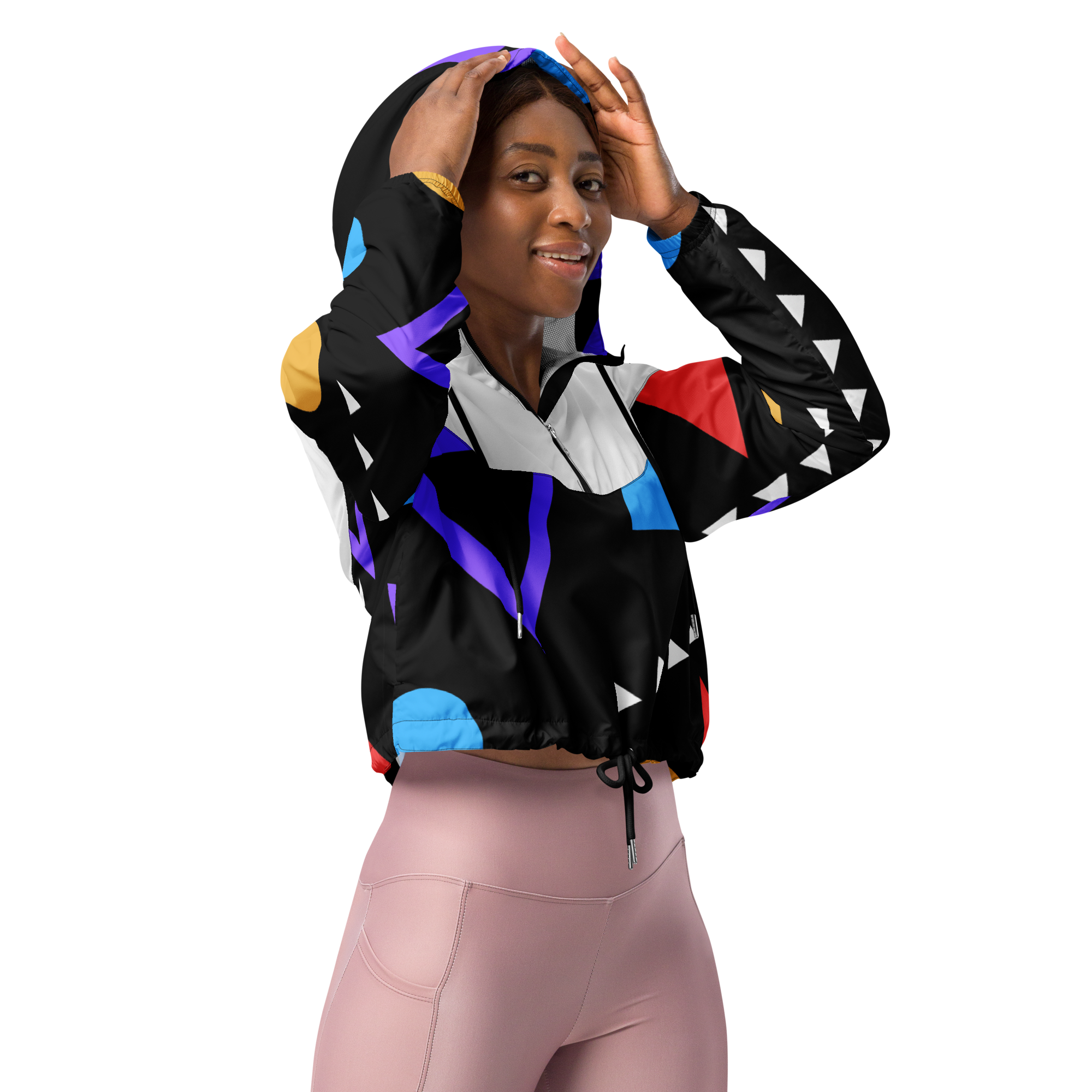 Womens sales cropped windbreaker