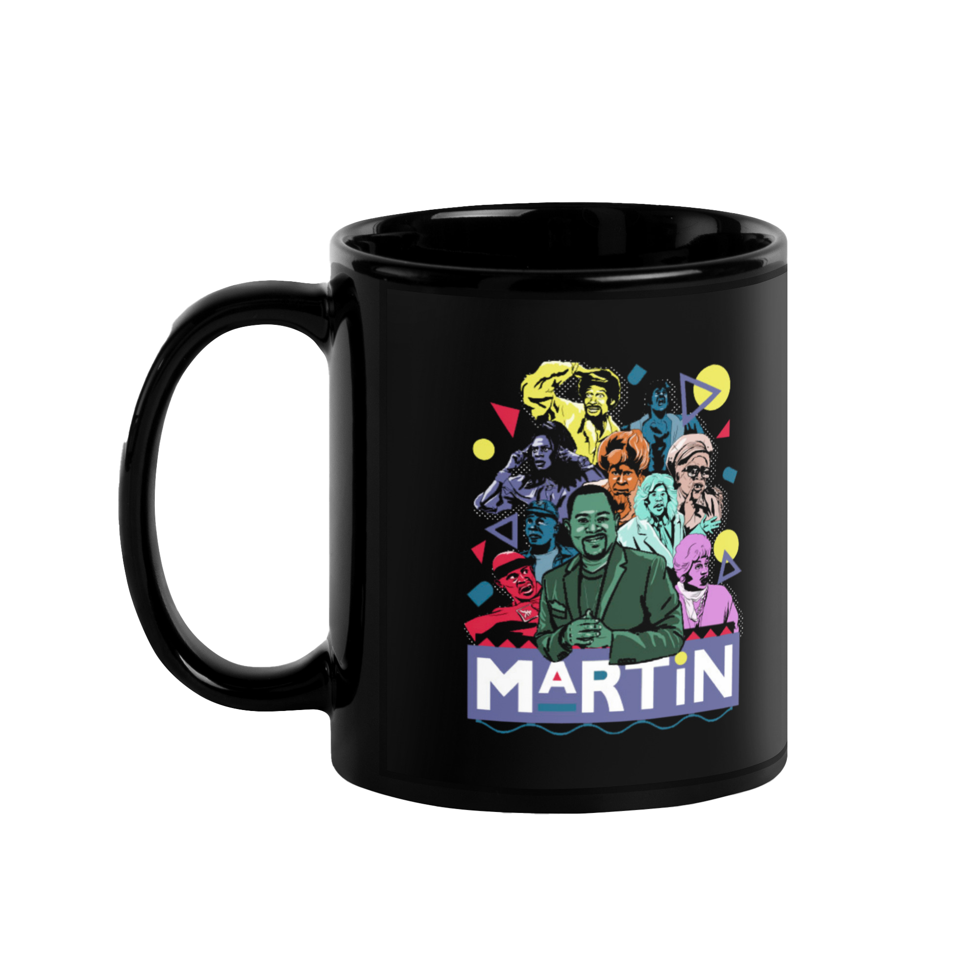 Martin Character Black Glossy Mug