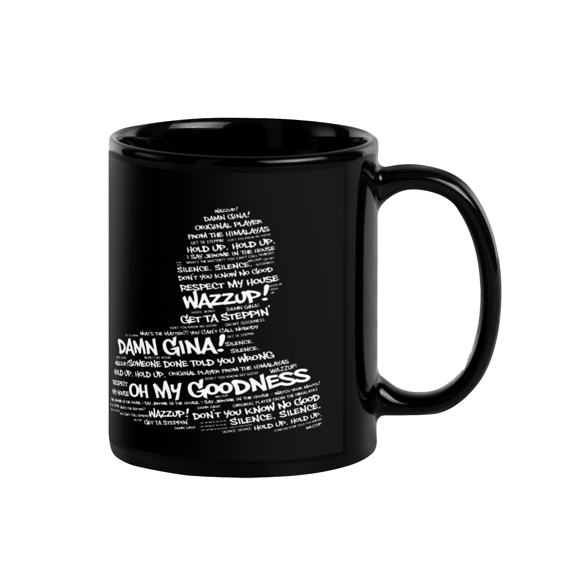 Martin Character Black Glossy Mug