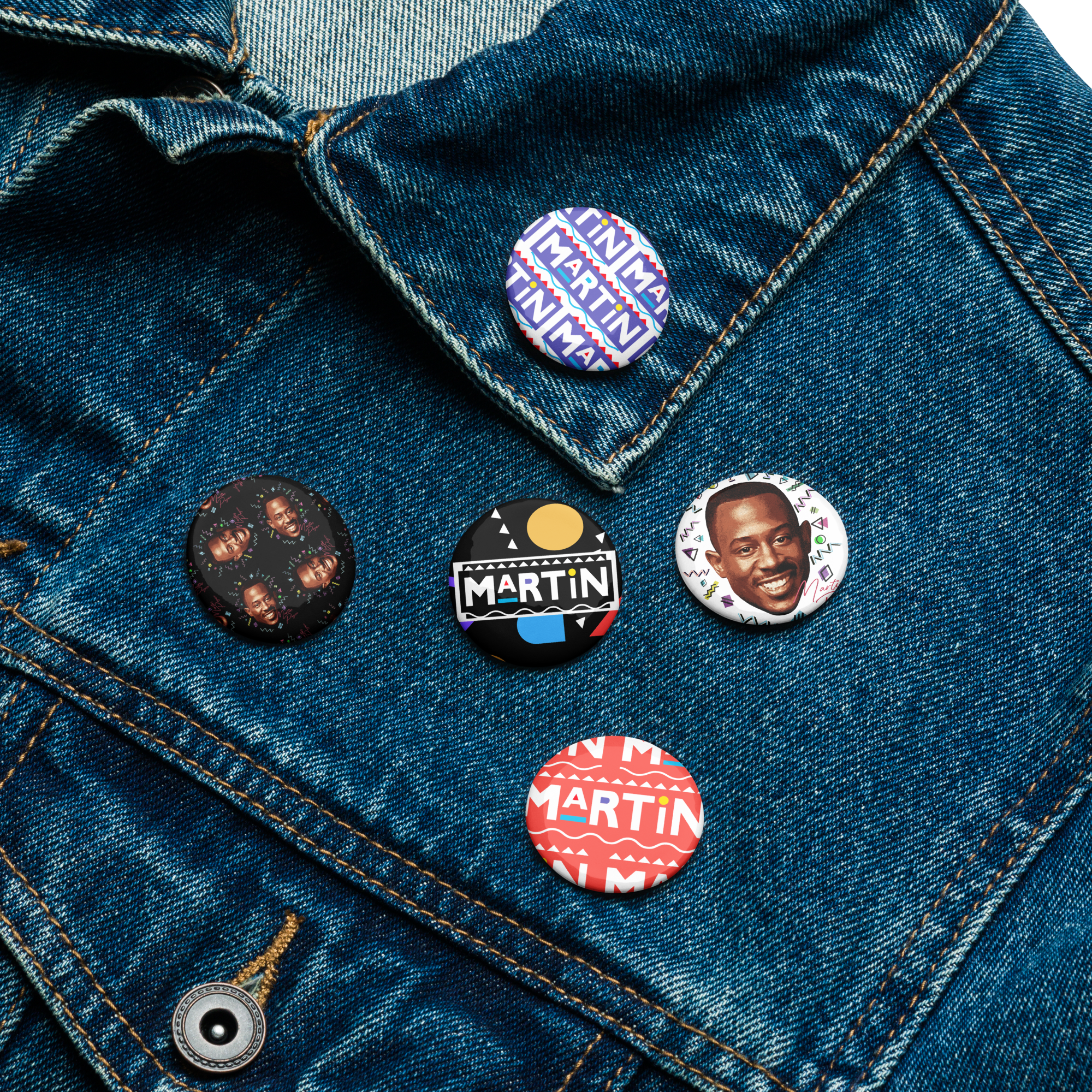 Martin's Set of Pin Buttons