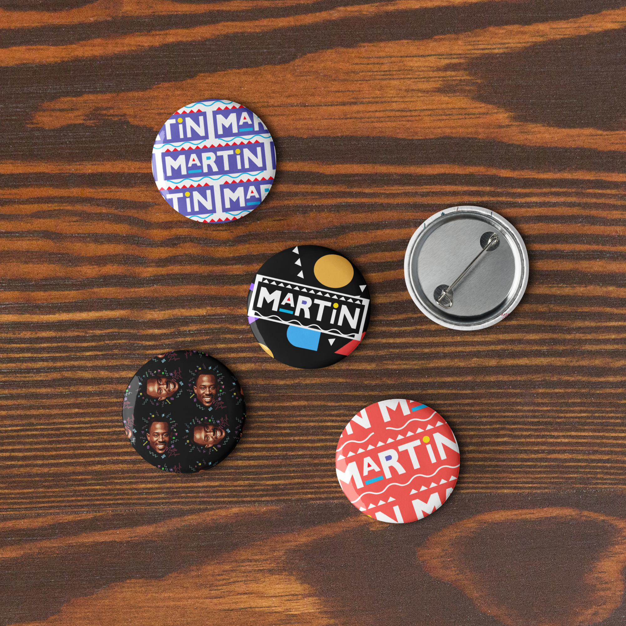 Martin's Set of Pin Buttons