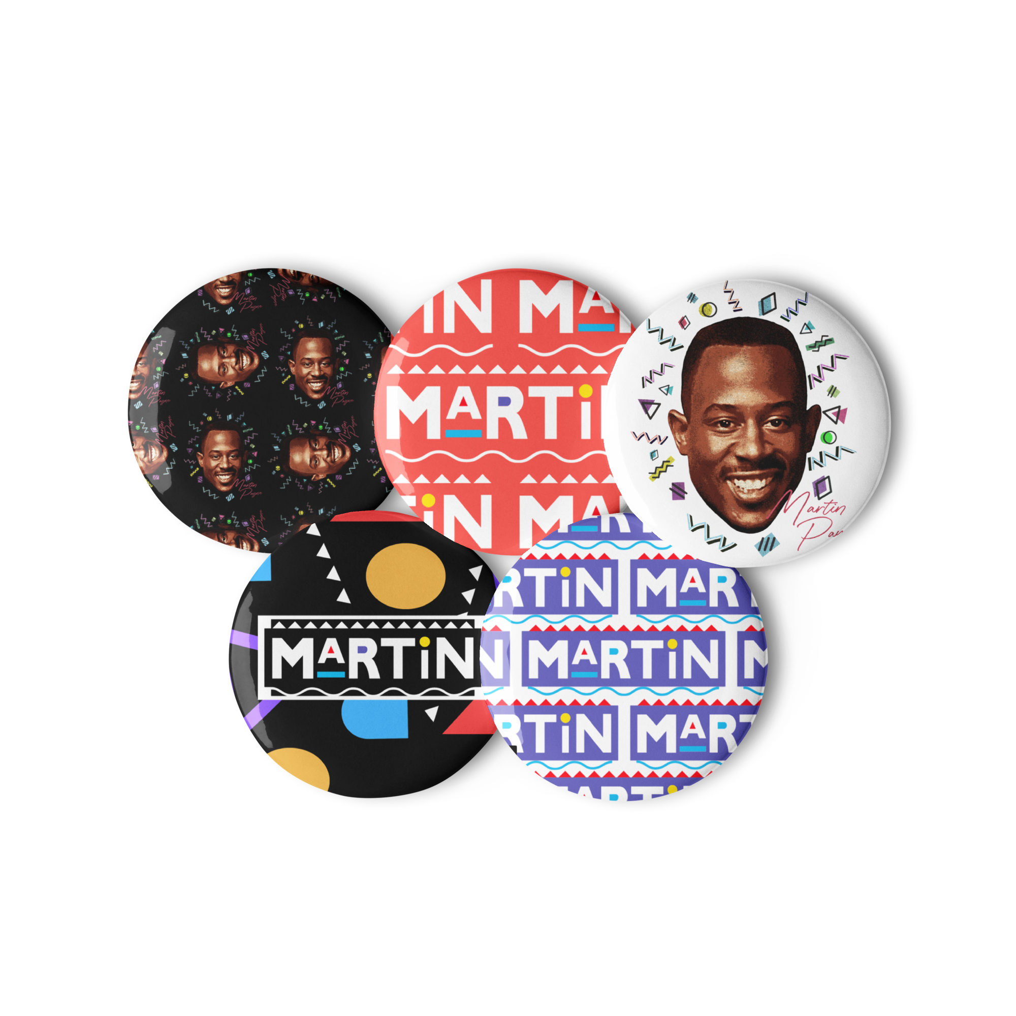 Martin's Set of Pin Buttons