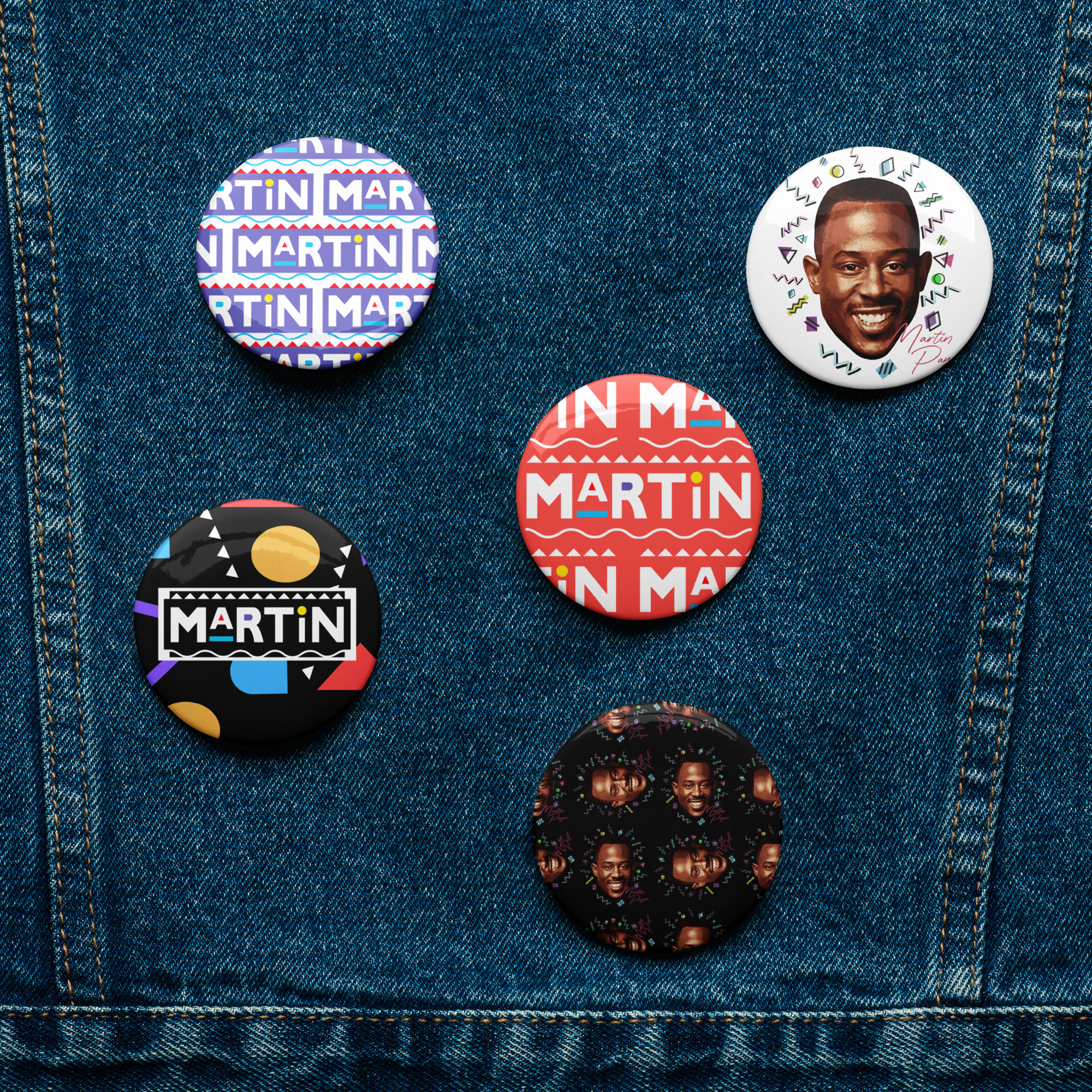 Martin's Set of Pin Buttons