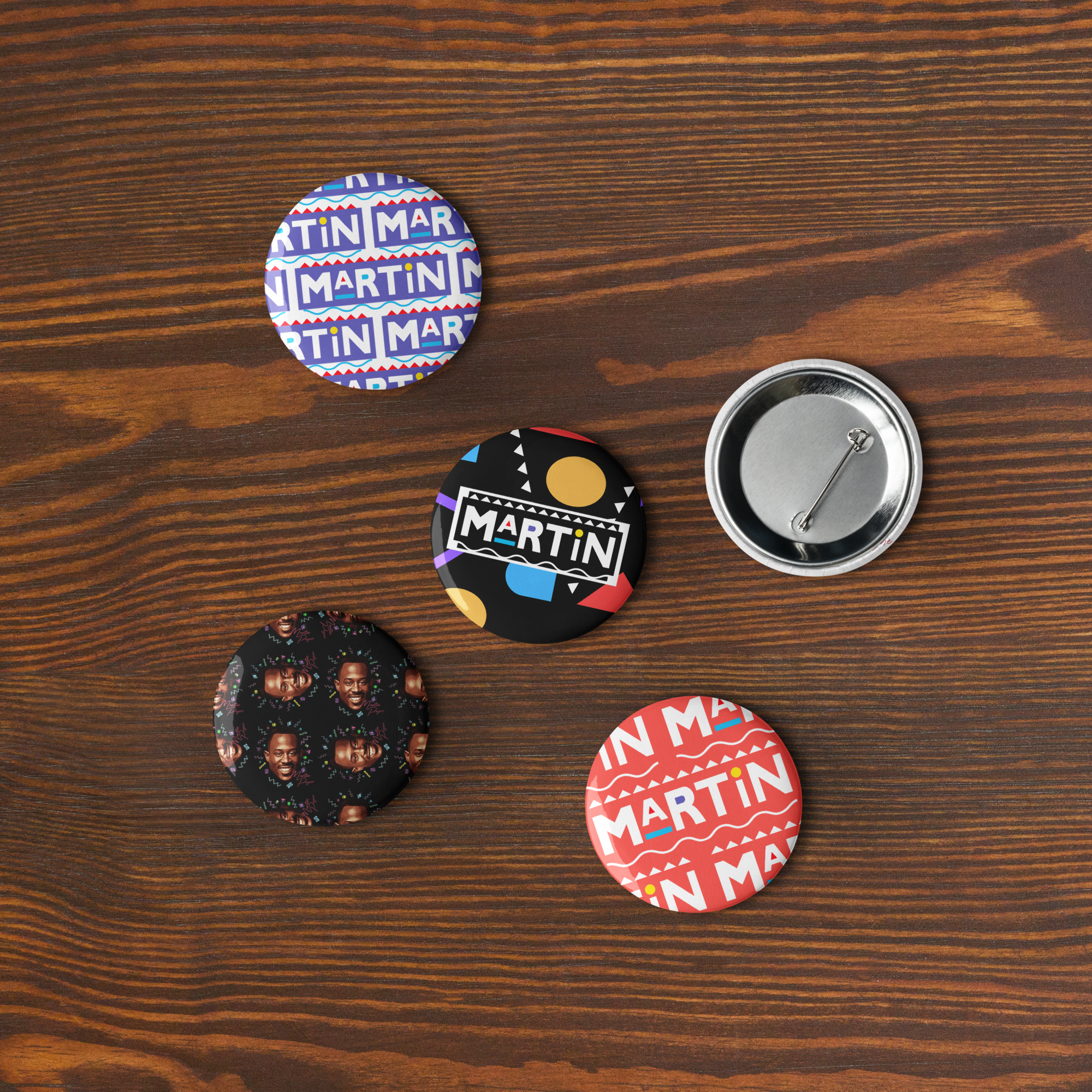 Martin's Set of Pin Buttons