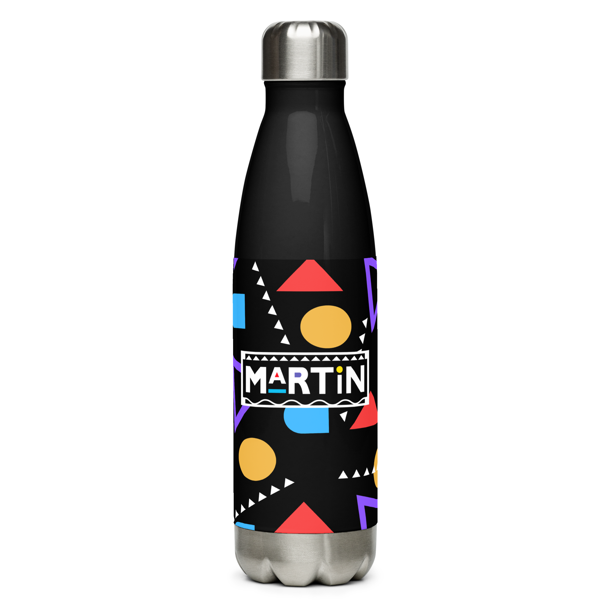 Martin Pattern Stainless Steel Water Bottle