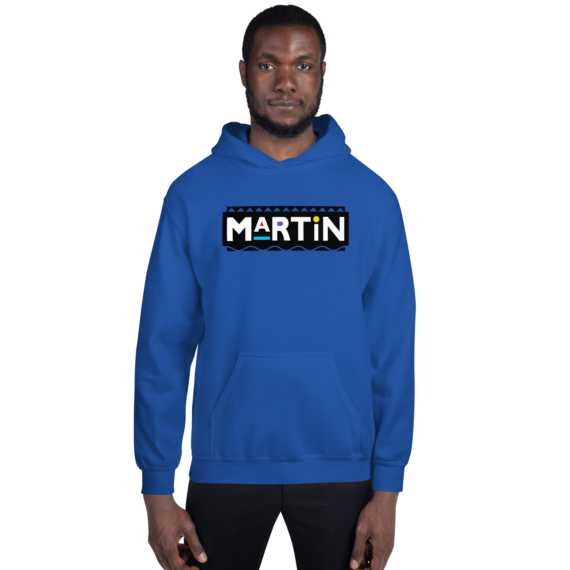 Martin Logo Classic Hoodie - Blue