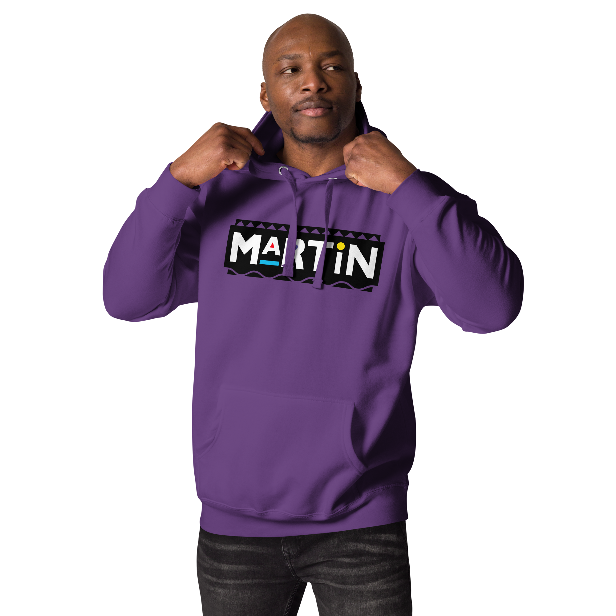 Martin Logo Classic Hoodie - Purple