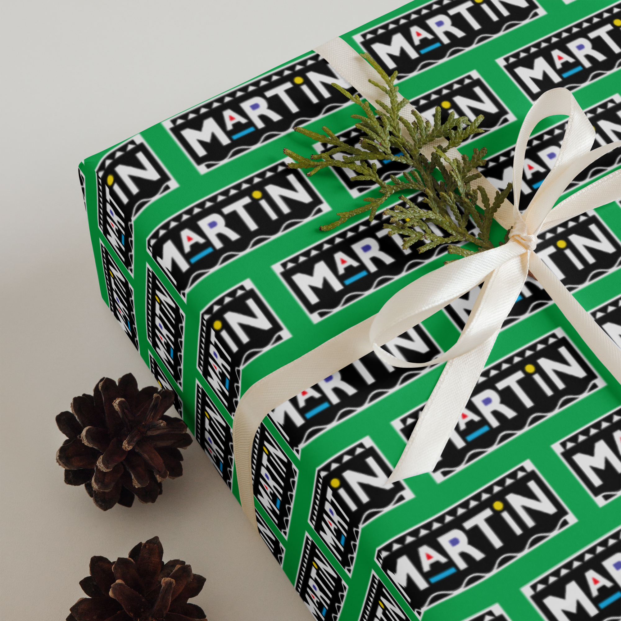 Martin Wrapping Paper Sheets - Green