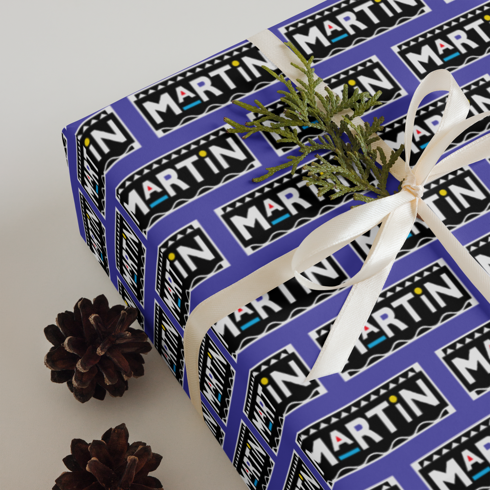 Martin Wrapping Paper Sheets - Purple