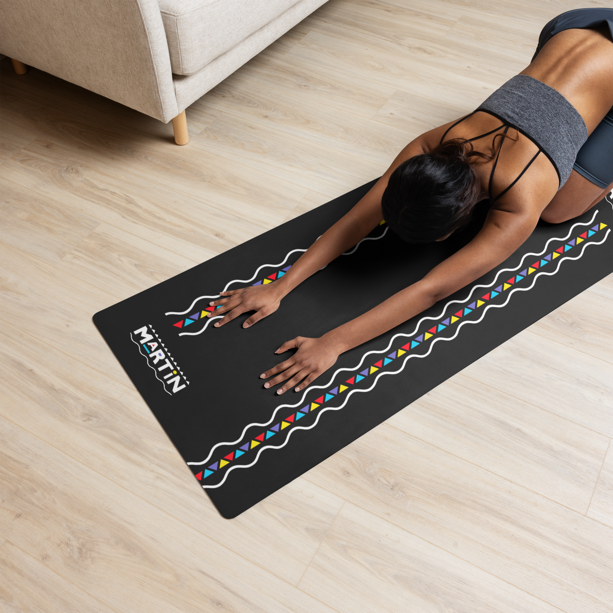 Martin Pattern Yoga Mat
